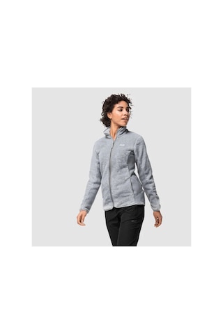Jack Wolfskin Pıne Leaf Jacket Women Kadın Polar Ceket 1706751 Gri Gri