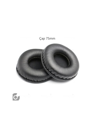 Universal Kulaklık Pedi Kulaklık Yumuşak Süngerli Kulaklık Yastığı Pedi 7.5cm