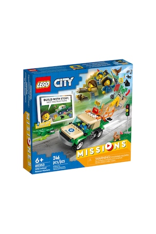 LEGO® City 60353 Vahşi Hayvan Kurtarma Görevleri 246 Parça