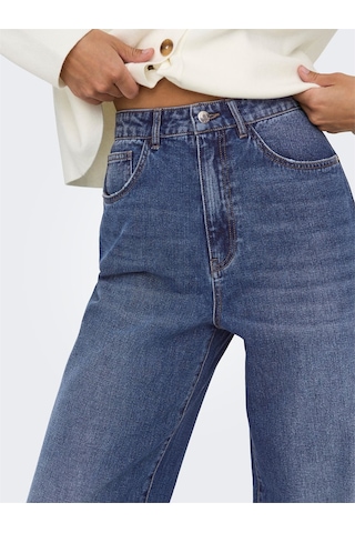 Only Onlhope Hw Wıde Dnm Dnm Sıj Box Kadın Mavi Denim Pantolon - 15264080