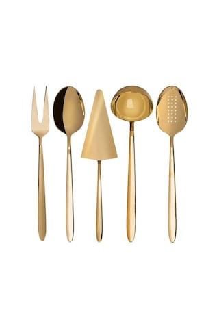 Jumbo 9400 5 Parça Titanyum Gold Servis Takımı