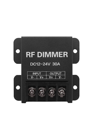 3 Tuşlu Uzaktan Kumandalı 12v Rf Led Dimmer Kablosuz Parlaklık Kontrol Cihazı - Dc 12v-24v 30a 360w 720w 5050 3 İçin