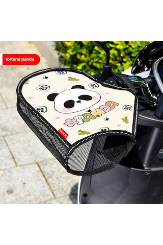 Skycity Motorsiklet Ve Elektrikli Araçlar İçin Yazlık Uv Koruma, Su Geçirmez Isı Yalıtımı Eldiven Kolluk Şanslı Panda, Tek Boyut