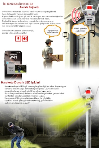 Ids -14mp - Gece Görüşlü - Elektrikli 4g Sım Kartlı Güvenlik Kamerası