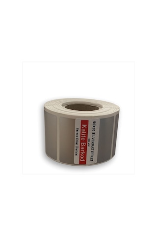 50x30 Silvermat Etiket | Rulo Demirbaş Etiketi 50x30 Silvermat Etiket | Rulo Demirbaş Etiketi