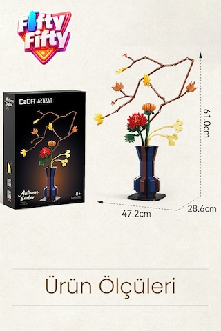 Cada Artizan Autumn C59025w Dekoratif Ve Koleksiyonluk Çiçek Modeli 795 Parça Yapay Bitki Ffc59025w