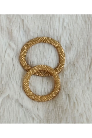 Şık Tasarım Parlak Anne Kız Boncuk Bileklik Seti Gold S Çok Renkli