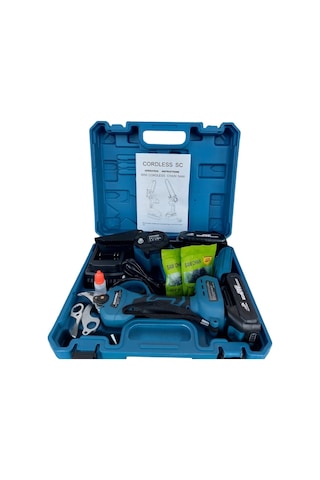 DAWREEK 24 VOLT SARJLI 15 CM PALA BUDAMA TESTERESİ VE BUDAMA MAKASI