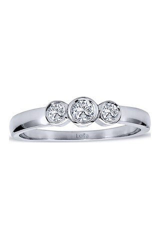 Lova 0,23 Karat Pırlanta Tria Yüzük - 1020212
