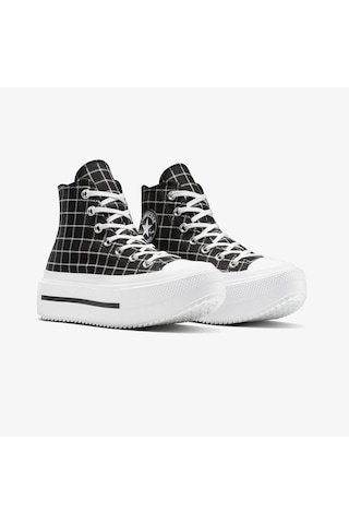 Converse Chuck Taylor All Star Lift Double Stack Platform Kadın Günlük Spor Ayakkabı C-cona14157b10001 Siyah