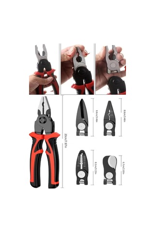 5 Başlıklı Pense Seti - 9033914744679rx8