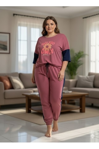 Kadın Pembe Eşofman Takımı Pembe