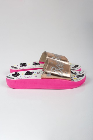 Kız Çocuk Minik Kedi Temalı Bodrum Yazılı Terlik-5793-sarı Sarı