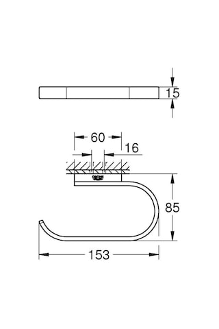 Grohe Selection Tuvalet Kağıtlığı Warm Sunset - 41068da0 Bakır