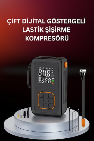 150psı Taşınabilir Kablosuz Şişirme Pompası Bisiklet-araba-motosiklet-top Sişirme Pompası Siyah