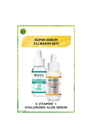 Garnier C Vitamini Parlak Süper Aydınlatıcı Serum + Hyaluronik Aloe 30 ML