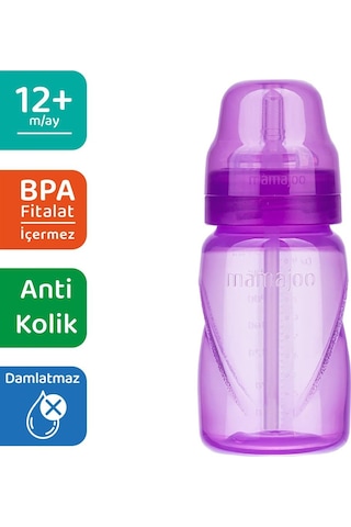 Mamajoo Pipetli Bardak 270 ML Mor