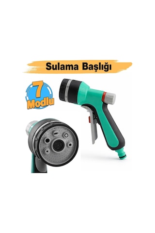 Ayarlanabilir 7 Fonksiyonlu Fıskiye Araba Yıkama Bahçe Sulama Temizleme Sprey Tabancası Fişkiye Diğer
