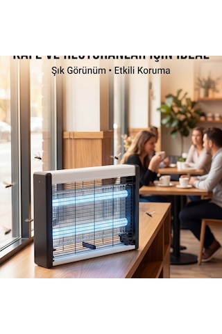 Elektrikli Sinek Öldürücü Lamba Güçlü Uv Işık Teknolojisi