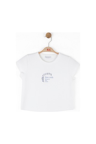 Xo Kids Kız Çocuk Tişort 10-16 Yaş 38804 Ekru