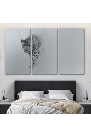 Es10 BOXING065 Leopar Dekoratif Kanvas Tablo 1154 (50 x 70)