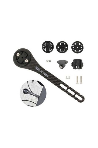 Tongxida Gub 695 Karbon Fiber Bisiklet Bilgisayar Tutucu, 17g Hafif, Çok Renkli Bryton/wahoo/cateye/spor Kamera Uyumlu/ Çok Renkli