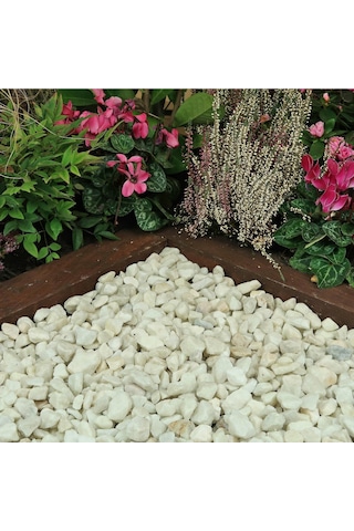 DOLOMİT TAŞI BEYAZ 4-6 cm 5 KG DOĞAL DEKORASYON TAŞI