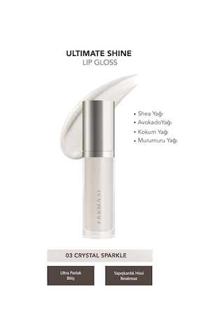 Farmasi Ultimate Shine Dudak Parlatıcısı 03 Crystal Sparkle