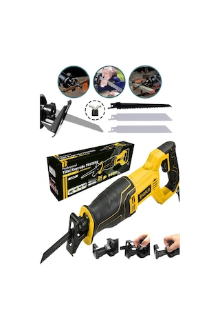 Assur Profesyonel Asr-624 Elektrikli Testere 230v 0-2800 Rpm Sarı Tilki Kuyruğu