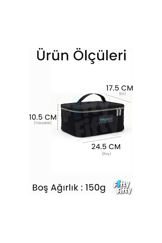 Isı Yalıtımlı Termal Yemek Beslenme Çantası Mama Taşıma Termos Çanta Sıcak Ve Soğuk -ffvgnb1061 Siyah