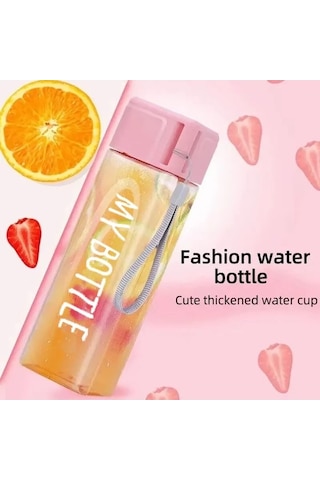 Maoyaya Şeffaf Kare İçme Bardağı Mate 1 Adet Plastik Taşınabilir Su