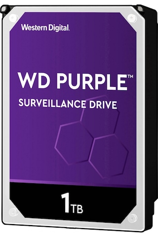 Wd Purple, Wd10purz, 3.5" 1tb, 64mb, 5400 Rpm, 7/24 Güvenlik, Hdd