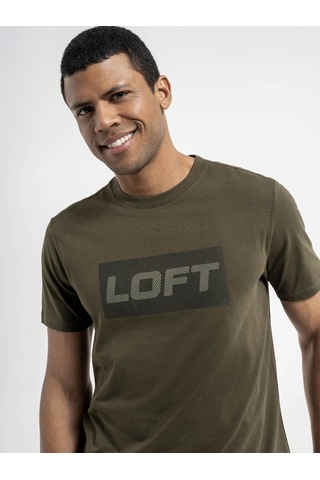 Loft Erkek T-shirt Haki Lf2035780 24yp69000132 P69195 Haki