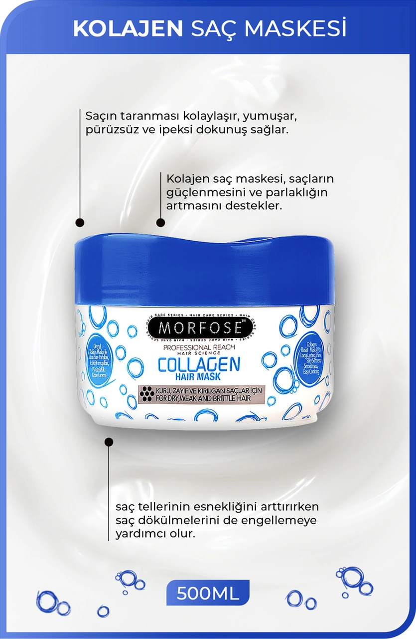 Kolajen Saç Maskesi 500 Ml