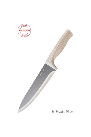 Neoflam Fika Şef Bıçağı Bej 20 cm D-NEOFCK020