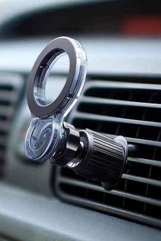 Yulong Magsafe Magnetic Manyetik Havalandırma İçin Araç İçi Siyah