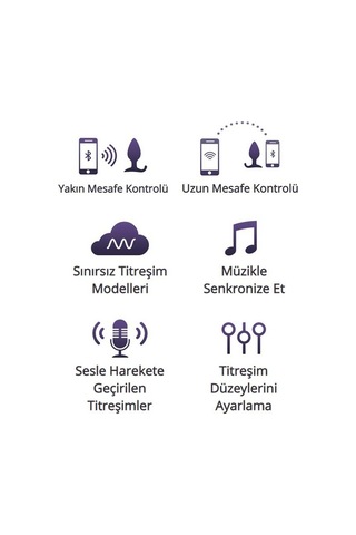 Zaga Oyun Lovense Hush App Controlled Anal Plug 1.75"