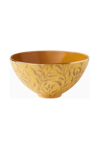 L'objet L Objet X Fortuny Orfeo Gold Detaylı Orta Boy Servis Kasesi Sarı