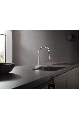 Hansgrohe Aquno Select M81 Tek Kollu Eviye Bataryası Satin Siyah
