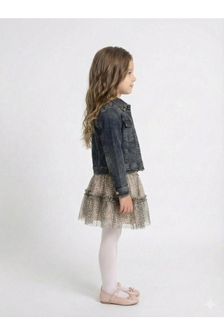 Xo Kids Kız Çocuk Etek Takmı 6-36 Ay 3190 Mavi