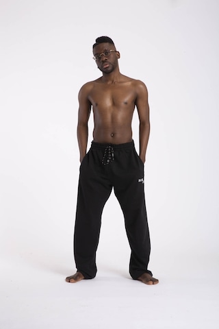 Büyük Beden Erkek Eşofman Altı Cepli Fermuarlı Blr-08- 1000 Siyah