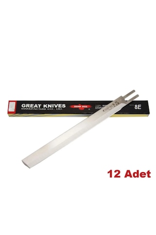 Golden Eagle 8 İnç Dik Kesim Motor Bıçakları 12 Li Paket