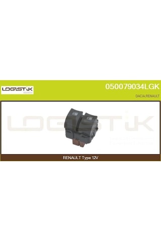 Cam Açma Düğmesi - Dacia Sandero, Duster, Lodgy - Proswıtch-pra700952