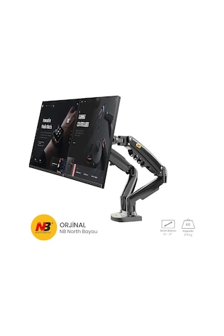 North Bayou Nb F160 17-27'' Monitör Standı 2-9 Amortisörlü Monitör Standı Yeni Tasarım 2023 Versiyon