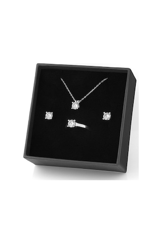 Glorria Gümüş Tektaş Set