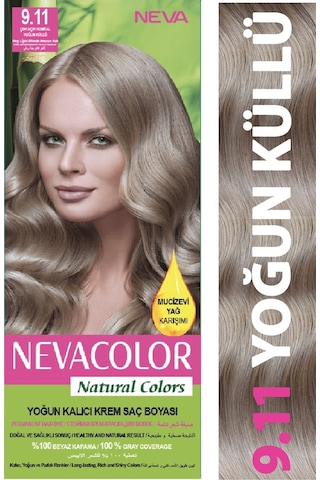 Neva Color Saç Boyası Seti 9.11 Çok Açık Kumral Yoğun Küllü 8698636612005