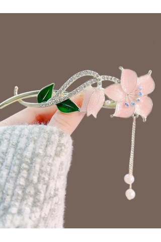 Catalea Family Çiçekli Saç Klipi 429441923 Altın