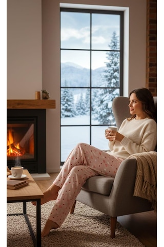 Sude Kadın Pijama Altı Açık Pembe