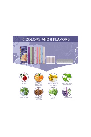 Mufunye Doğal Balmumundan Kulak Mumları, Lenf Dolaşımını Destekler, 16 Parça, 8 Renk Seçeneği