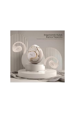 Hifree W1 Açık Ows Bluetooth Kulaklık, Krem